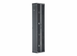 Panduit PatchRunner 2 Dual Sided Manager - Stojanový panel pro uspořádání kabelů (vertikální) - černá - 45U