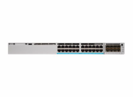 Cisco Catalyst 9300L - Network Advantage - přepínač - L3 - 24 x 10/100/1000 + 4 x 10 Gigabit SFP+ (uplink) - Lze montovat do rozvaděče