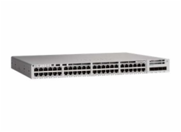 Cisco Catalyst 9200 - Network Essentials - přepínač - L3 - inteligentní - 40 x 10/100/1000 (PoE+) + 8 x 100/1000/2.5G/5G/10GBase-T - Lze montovat do rozvaděče - PoE+ (740 W)