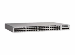 Cisco Catalyst 9200 - Network Essentials - přepínač - L3 - 48 x 10/100/1000 (PoE+) - Lze montovat do rozvaděče - PoE+