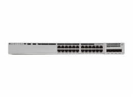 Cisco Catalyst 9200 - Network Essentials - přepínač - L3 - řízený - 8 x 100/1000/2.5G/5G/10GBase-T + 16 x 10/100/1000 (PoE+) - Lze montovat do rozvaděče - PoE+ (370 W)