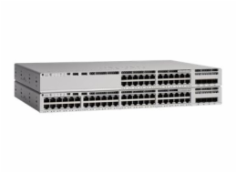 Cisco Catalyst 9200 - Vylepšené VRF, Network Advantage - přepínač - L3 - inteligentní - 24 x 10/100/1000 (PoE+) + 4 x 10 Gigabit SFP+ - Lze montovat do rozvaděče - PoE+
