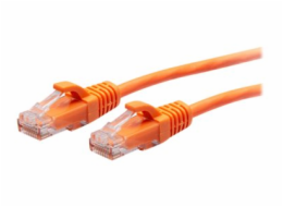 C2G 1ft (0.3m) Cat6a Snagless Unshielded (UTP) Slim Ethernet Network Patch Cable - Orange - Patch kabel - RJ-45 (M) do RJ-45 (M) - 30 cm - 4.8 mm - UTP - CAT 6a - lisovaný, provedení bez hrbolků - ora