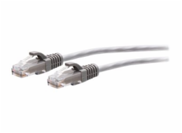 C2G 2ft (0.6m) Cat6a Snagless Unshielded (UTP) Slim Ethernet Network Patch Cable - Gray - Patch kabel - RJ-45 (M) do RJ-45 (M) - 60 cm - 4.8 mm - UTP - CAT 6a - provedení bez hrbolků, lisovaný - šedá