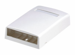 Panduit MINI-COM - Krabice k upevnění na povrch - arktická bílá - 4 porty
