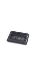 KoldLok Raised Floor Grommet Surface-Mount - Kartáč na vstupu kabelu - kompatibilní s TAA (balení 10)