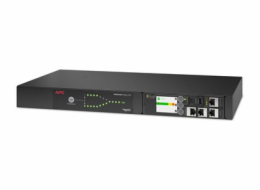APC Netshelter Rack Automatic Transfer Switch AP4450A - Redundantní switch (k montáži na regál) - AC 100/120 V - 1440 VA - 1 fáze - Ethernet 10/100/1000, USB - výstupní konektory: 10 - 1U - 2.43 m kab