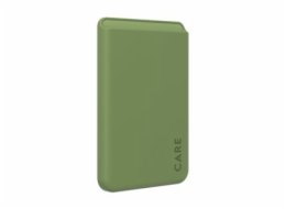 CARE by PanzerGlass - Magnetické pouzdro na karty - kompatibilita s MagSafe - pikantní zelená - pro Apple iPhone 12, 13, 14