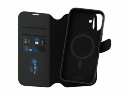 CARE by PanzerGlass Tango - Pouzdro s klopou pro mobilní telefon - dvou-v-jednom - kompatibilita s MagSafe - polykarbonát, polyuretanová kůže