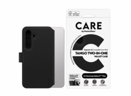 CARE by PanzerGlass Tango - Pouzdro s klopou pro mobilní telefon - dvou-v-jednom - 100% recyklovaný polykarbonát, 35% recyklovaný polyuretan (PU), veganská kůže - pro Samsung Galaxy S25+
