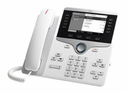 Cisco IP Phone 8811 - Telefon VoIP - SIP, RTCP, RTP, SRTP, SDP - 5 řádků - bílá