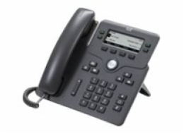 Cisco IP Phone 6871 - Telefon VoIP - IEEE 802.11n (Wi-Fi) - SIP, SRTP - 4 linky - uhel