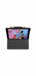 Logitech Slim Folio - Klávesnice a pouzdro - bezdrátový - Bluetooth LE - QWERTY - italská - oxfordská šedá - pro Apple 10.9-inch iPad (10. generace)