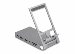 Delock - Dokovací stanice + stojan na notebook/tablet - USB-C / Thunderbolt 3 - HDMI