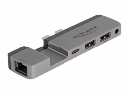 Delock - Dokovací stanice - USB-C / Thunderbolt 4 - Thunderbolt - 1GbE