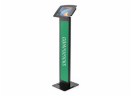 Compulocks iPad 10.2" Space Enclosure Brandable Floor Stand - Kiosk - Anti-Theft - pro tablet - uzamykatelný - vysoce kvalitní hliník - černá - velikost obrazovky: 10.2" - podlahové provedení - pro Ap