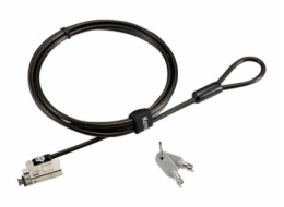 Kensington Slim NanoSaver 2.0 Keyed Laptop Lock - Bezpečnostní kabelový zámek - univerzální klíč - 1.8 m