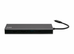C2G USB C Docking Station - Dual Monitor Docking Station with 4K HDMI, USB, Ethernet, and AUX - Power Delivery up to 60W - Dokovací stanice - USB-C / Thunderbolt 3 - 2 x HDMI - 1GbE - kompatibilní s T