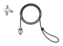Compulocks T-bar Security Keyed Alike Cable Lock - Bezpečnostní kabelový zámek - černá