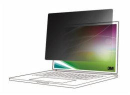 3M Bright Screen Privacy Filter - Filtr pro zvýšení soukromí k notebooku - pro notebook s plnou obrazovkou - odstranitelné - sklopným - 13.3" - černá