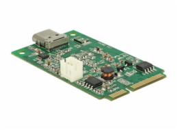 Delock Mini PCIe I/O PCIe full size 1 x USB Type-C 3.1 Gen 2 - USB adaptér - PCIe Mini Card - USB-C 3.1 Gen 2 x 1
