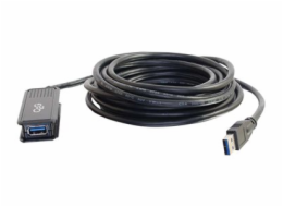 C2G 5m USB 3.0 USB-A Male to USB-A Female Active Extension Cable - Prodlužovací šňůra USB - USB typ A (M) do USB typ A (F) - USB 3.0 - 30 V - 5 m - aktivní - černá