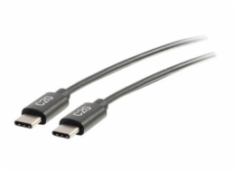 C2G 0.9m (3ft) USB C Cable - USB 2.0 (3A) - M/M USB Type C Cable - Black - USB kabel - USB-C (M) do USB-C (M) - USB 2.0 - 3 A - 90 cm - černá