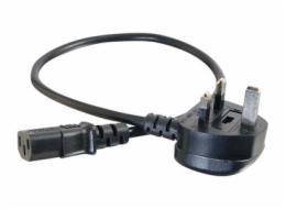 C2G Universal Power Cord - Elektrický kabel - BS 1363 (M) do power IEC 60320 C13 - 5 m - lisovaný - černá