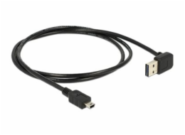 Delock EASY-USB - Kabel USB - mini-USB typ B (M) do USB (M) - USB 2.0 - 1 m - 90° konektor - černá