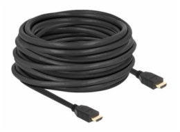 Delock - Vysoká rychlost - kabel HDMI s ethernetem - HDMI s piny (male) do HDMI s piny (male) - 12 m - cerná - podpora 8K60Hz, rychlost prenosu dat až 48 Gbps