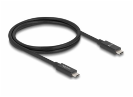 Delock - USB kabel - 24 pin USB-C (M) do 24 pin USB-C (M) - Thunderbolt 4 - 48 V - 5 A - 1 m - podpora napájení až 240 W, podpora napájení Power Delivery 3.1, rychlost přenosu dat až 80 Gbps, E-marker