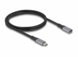 Delock - Prodlužovací USB kabel - 24 pin USB-C (M) do 24 pin USB-C (F) - USB 2.0 / USB 3.2 / USB4 / Thunderbolt 3 - 48 V - 5 A - 1 m - podpora napájení až 240 W, rychlost prenosu dat až 40 Gbps, podpo