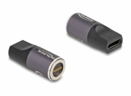 Delock&nbsp;-&nbsp;Adaptér&nbsp;konektoru&nbsp;k&nbsp;napájení&nbsp;-&nbsp;24&nbsp;pin&nbsp;USB-C&nbsp;(F)&nbsp;do&nbsp;8pinový&nbsp;konektor&nbsp;magnetický&nbsp;-&nbsp;20&nbsp;V&nbsp;-&nbsp;3&nbsp;A&nbsp;-&nbsp;antracit,&nbsp;cerná