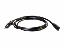 C2G Non-Polarised Power Cord - Elektrický kabel - power IEC 60320 C7 do power CEE 7/7 (M) - AC 250 V - 1 m - lisovaný - černá