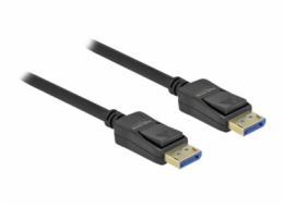 Delock - Kabel DisplayPort - DisplayPort (M) do DisplayPort (M) - DisplayPort 2.0 - 1 m - podpora 10K60Hz (10240x4320) - černá