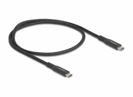 Delock - USB kabel - 24 pin USB-C (M) do 24 pin USB-C (M) - 20 V - 5 A - 50 cm - USB napájení (100W), podpora Power Delivery 3.0, E-marker - cerná