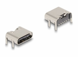 Delock&nbsp;-&nbsp;Napájecí&nbsp;/&nbsp;datový&nbsp;konektor&nbsp;-&nbsp;6&nbsp;pin&nbsp;USB-C&nbsp;(F)&nbsp;pájený&nbsp;-&nbsp;USB&nbsp;3.0&nbsp;-&nbsp;100&nbsp;V&nbsp;-&nbsp;5&nbsp;A&nbsp;-&nbsp;up&nbsp;to&nbsp;5&nbsp;Gbps&nbsp;data&nbsp;transfer&nbsp;rate&nbsp;(balení&nbsp;10)
