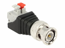 Delock - Adaptér antény - svorkovnice se 2 piny se zdířkami (female) do BNC s piny (male)