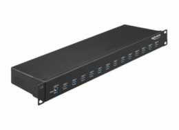 Delock - Rozbočovač - 13 x USB 3.1 Gen 1 - Lze montovat do rozvaděče