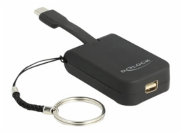 Delock - Externí video adaptér - VL100 - USB-C - Mini DisplayPort - černá