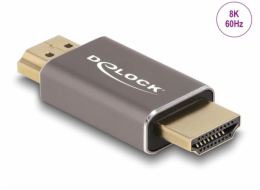 Delock&nbsp;-&nbsp;Vysoká&nbsp;rychlost&nbsp;-&nbsp;adaptér&nbsp;HDMI&nbsp;s&nbsp;ethernetem&nbsp;-&nbsp;HDMI&nbsp;s&nbsp;piny&nbsp;(male)&nbsp;do&nbsp;HDMI&nbsp;s&nbsp;piny&nbsp;(male)&nbsp;-&nbsp;šedá&nbsp;-&nbsp;podpora&nbsp;8K60Hz&nbsp;(7680&nbsp;x&nbsp;4320)