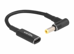 Delock&nbsp;-&nbsp;Adaptér&nbsp;napájení&nbsp;-&nbsp;24&nbsp;pin&nbsp;USB-C&nbsp;(F)&nbsp;do&nbsp;DC&nbsp;jack&nbsp;5,5&nbsp;x&nbsp;2,5&nbsp;mm&nbsp;(M)&nbsp;pravoúhlý&nbsp;-&nbsp;19.5&nbsp;V&nbsp;-&nbsp;3&nbsp;A&nbsp;-&nbsp;15&nbsp;cm&nbsp;-&nbsp;cerná