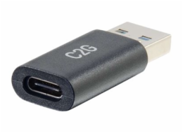 C2G USB C to USB Adapter - SuperSpeed USB Adapter - 5Gbps - F/M - USB adaptér - 24 pin USB-C (F) reverzní do USB typ A (M) - USB 3.0 - lisovaný - černá