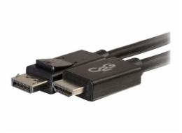 C2G 10ft DisplayPort to HDMI Cable - DP to HDMI Adapter Cable - M/M - Kabel DisplayPort - DisplayPort (M) do HDMI (M) - 3.048 m - černá