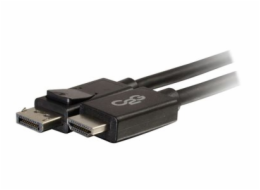 C2G 6ft DisplayPort to HDMI Cable - DP to HDMI Adapter Cable - M/M - Kabel DisplayPort - DisplayPort (M) do HDMI (M) - 1.8 m - černá