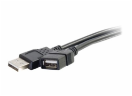 C2G 3.3ft USB Extension Cable - USB A to USB A Extension Cable - USB 2.0 - M/F - Prodlužovací šňůra USB - USB (M) do USB (F) - 1 m - černá