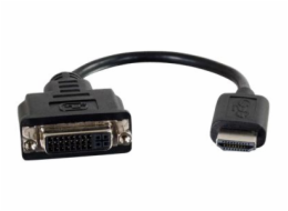 C2G HDMI to DVI-D Adapter - HDMI to Single Link DVI-D Converter - M/F - Nástroj pro převod videa - HDMI - DVI - černá