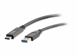 C2G 6ft USB C to USB A Cable - USB 3.2 - 5Gbps - M/M - USB kabel - USB typ A (M) do 24 pin USB-C (M) - USB 3.1 - 30 V - 3 A - 1.83 m - černá
