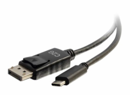 C2G 6ft USB C to DisplayPort Cable - 4K 30Hz - Externí video adaptér - USB-C - DisplayPort - černá