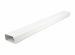 Delock - Kabelovod s krytem - 1 m - bílá